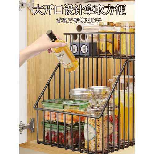 厨房下水槽置物架新款调料架卫生间多F功能收纳神器橱柜分层储物