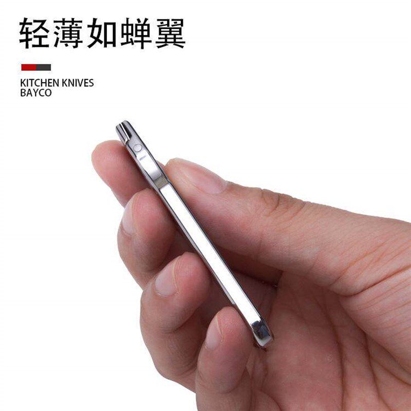 速发德国不锈钢内置指甲锉指甲刀单个指甲剪便携家用折叠超薄指甲