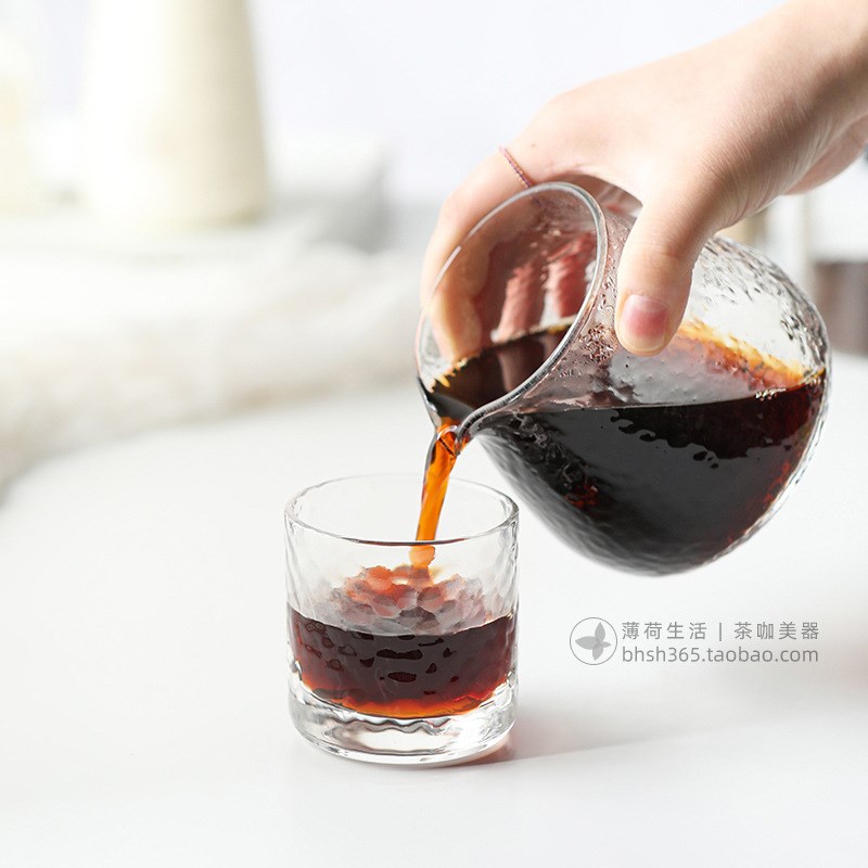 速发手咖印记锤纹水冲滴啡壶品杯套装精品咖啡分享壶耐