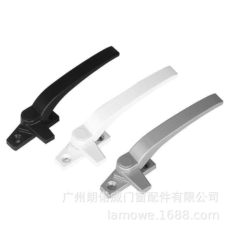 速发平开窗窗户把手推拉窗执手配件断桥铝门窗单点锁扣50型
