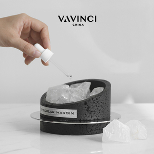 速发新品侘寂风创意香石摆火香薰无件晶石扩洞器样板房卧室卫生间