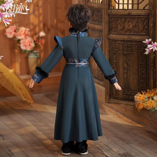 速发汉服男童2024新款唐装儿童古装中国风古风帅气中秋演出服秋款