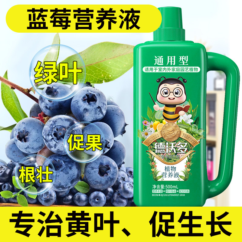 速发蓝莓肥料专用肥营用液果树盆栽家养溶果增甜膨果植物通用型水