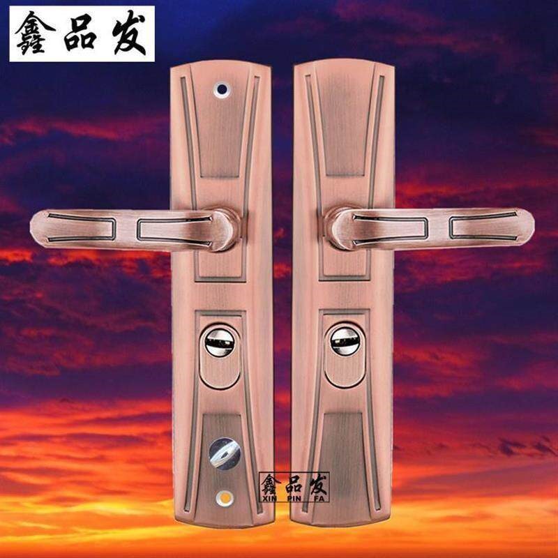 速发防盗门锁具拉手门锁大门锁双开门锁壳型烤漆型把手