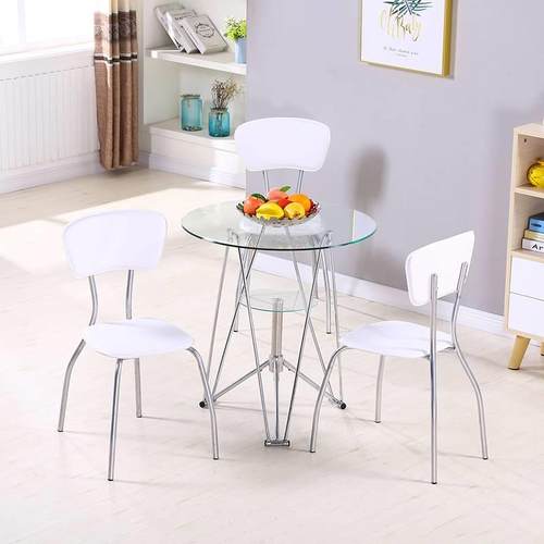 速发洽谈桌小桌子组化玻璃小桌茶几玻璃小子桌户型家用钢化餐桌椅