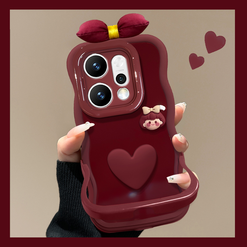 适用vivoS系列手机壳卡通双支架