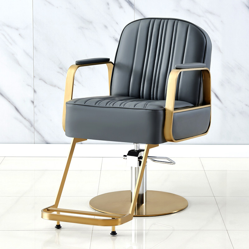 烫理发店不锈钢椅子发廊倒座美发店专用剪发染可放椅子美发椅子
