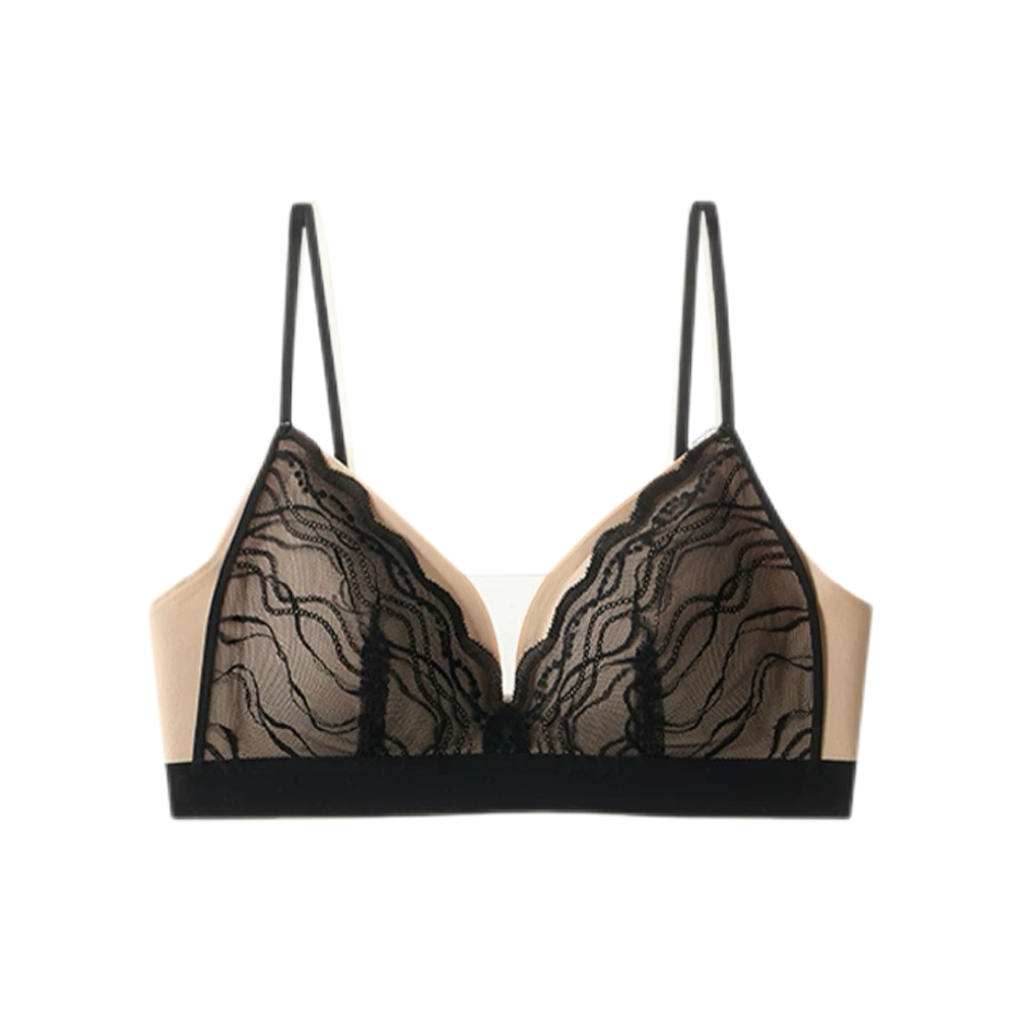 【婷仔&艾玛娇】36【黑松露】三角杯法式杯性感内衣