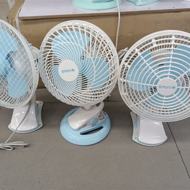 丝雨电风扇可摇头台夹o扇180mm/200mm带调档学生风扇床头台扇
