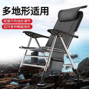 欧式钓椅折叠多功能轻便携带可躺全地形钓鱼椅加厚户外台钓座凳子