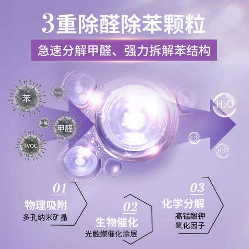 百无求甲醛清除剂除甲醛新房家用去甲醛异味强力型吸甲醛净化神器