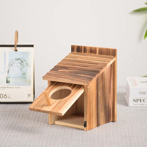 木质鸟窝可户外过冬蜂鸟繁殖箱