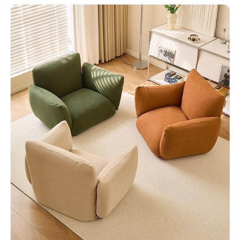 懒人沙米发椅睡可躺榻榻客厅单休人LBX折叠椅卧室闲可小沙发阳台