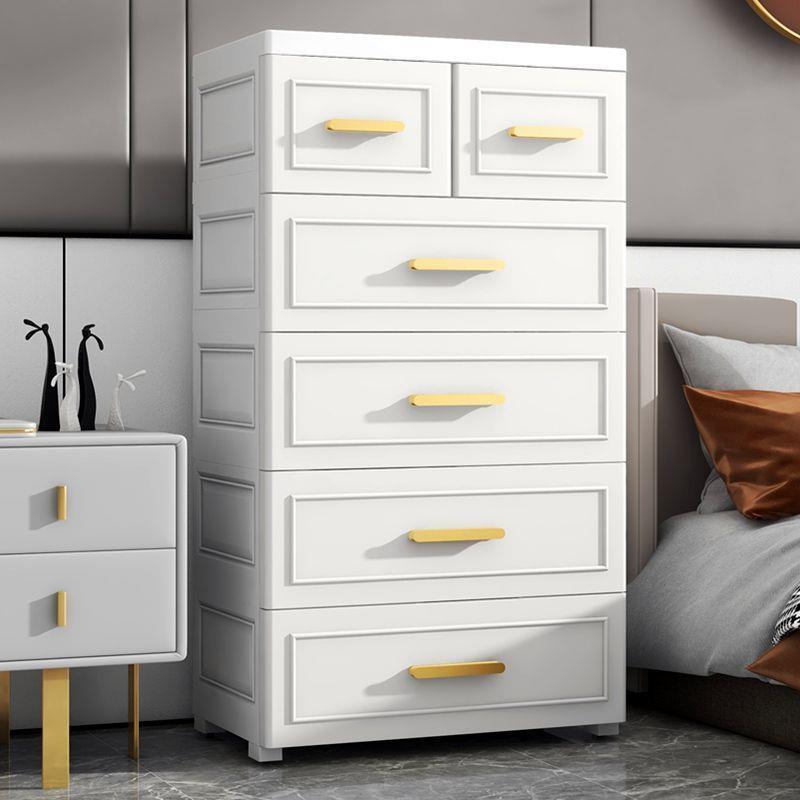 具约家用客厅收纳衣柜子抽屉简式宝宝婴儿童柜五169斗柜塑料玩储