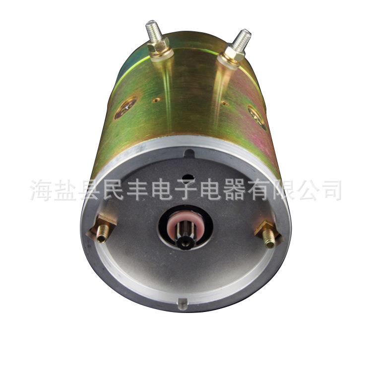 卡车尾板液压油泵电机马达专用碳刷花键九齿半自动电动搬运车