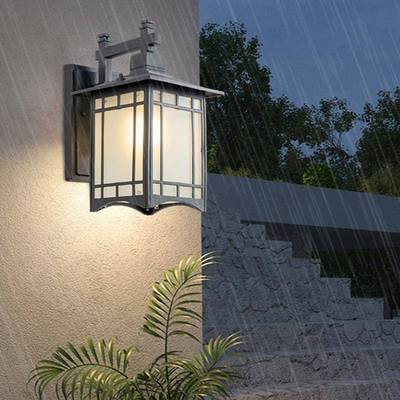 新中式外壁灯防水户庭院门口别墙壁灯墅室外阳台复古大屋见描述檐