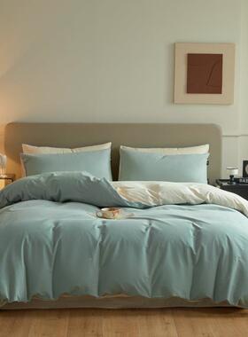 高端10长绒棉MYM02磨四件0套全棉四类件套毛a母婴级简约纯棉四件