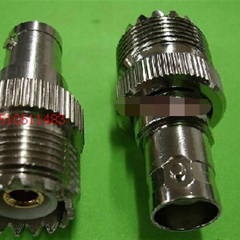 M/Q9-KK射频监控转换头对讲机配件 高频UHF母转BNC母对讲机转接头