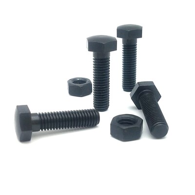 STBB4 5 6-10/15/20/25调整螺丝碳钢发黑粗牙头部R型外六角定位螺