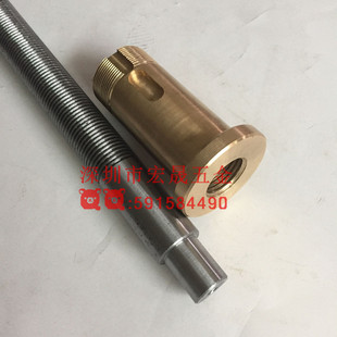 南通大丰M618平面磨床升降丝杆铜套 M250磨床配件 上下丝杆铜螺母
