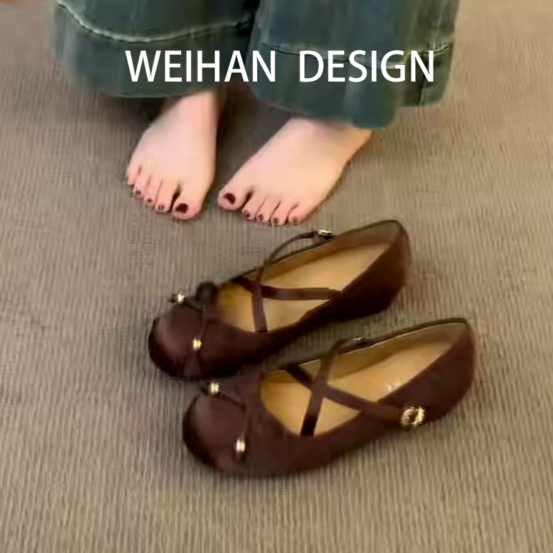 羊皮版!法式复古风交叉
