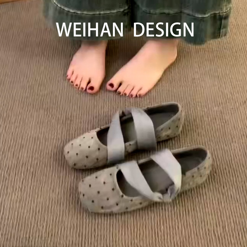 羊皮版!韩系灰色缎带通