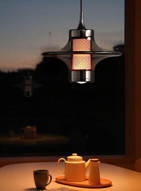 轻奢意线式床吊头灯升降38216悬停吧台餐厅灯设计师款艺术斗吊笠