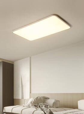 025c年现代简580约大气长中方形客厅主灯2白色1m极简山全光谱吸顶