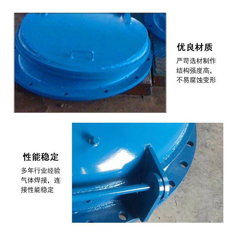 玻璃钢圆拍门钢制拍门管道自动开启防倒灌厂家供货 304不锈钢拍门