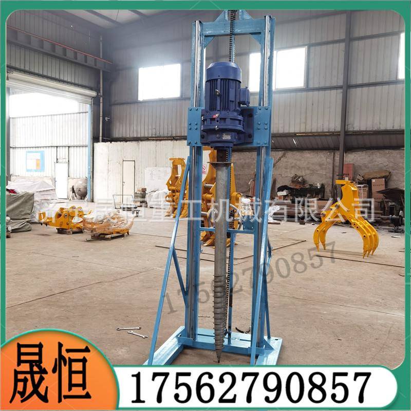 太阳能光伏捷桩机打支架地钉螺旋地桩洞打桩便无品牌/式螺旋打钻