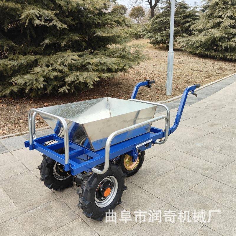 电动鸡公农用三手推轮车62家用四运车新款果园爬轮坡运输厂搬家