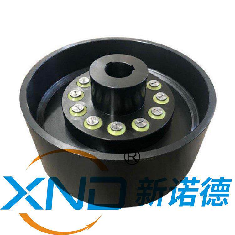 TLL6带制动T轮弹2性套柱销联轴器/TLL6带车轮联轴器刹GB983/4323-