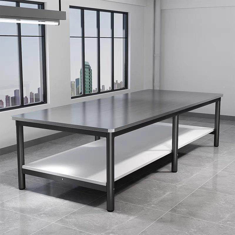 车工间重型不锈钢装作桌子快递打裁剪544工厂操作台维包修操作包