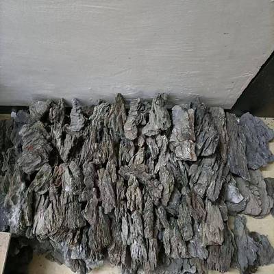 青假龙无造石天然英石原石鱼布陆缸水族台阶庭院山瀑景石附树盆景