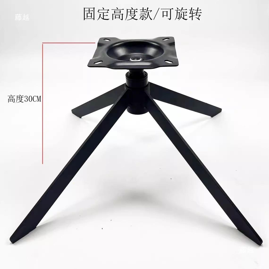 电脑款椅休闲会议子底座支tj#j#$*&铁架四星架切割高铁片椅脚椅子