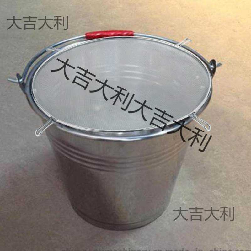 桶扣油渣过滤网加大油隔漏勺细密漏网滤渣网圆筛子豆浆过滤器油网