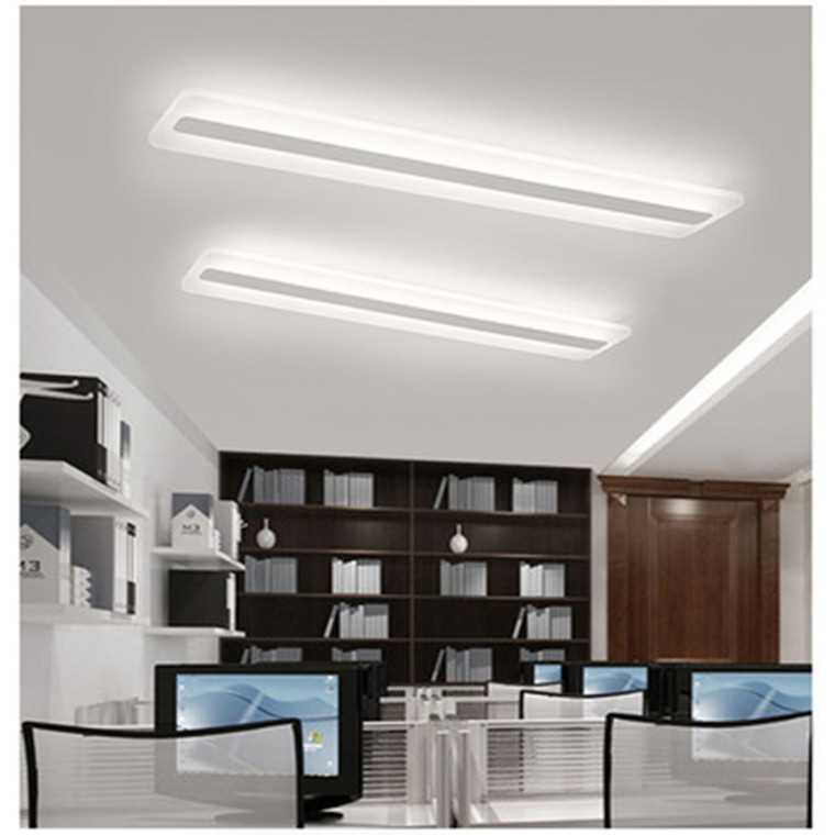 现代简约led吸顶灯创意办公室灯饰走廊过道灯玄关阳台灯具长条灯