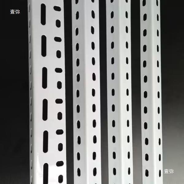 角铁立柱带有孔展示架地下室百变多功能多层组装货架子衣架