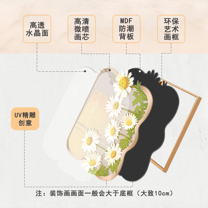 北欧创意花卉电表箱装饰画遮挡小清新玄关餐厅简约配电箱电闸盒子