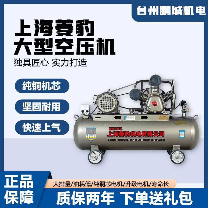 pkp新款气泵220v大功率真石漆空压机气泵活塞大型工业级空气压缩