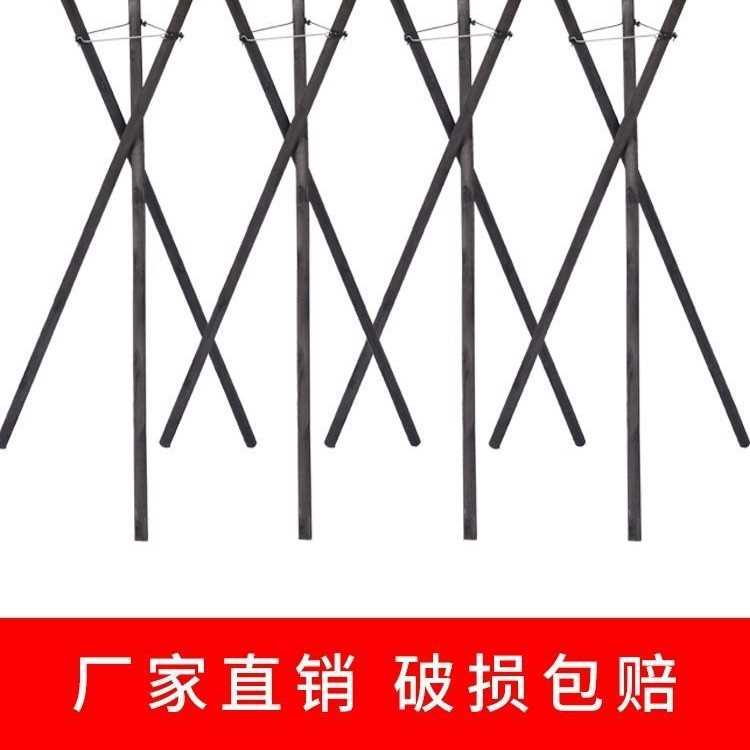开业花篮三脚架花架木质黑色插花架三角架支架实木架花店用品包邮
