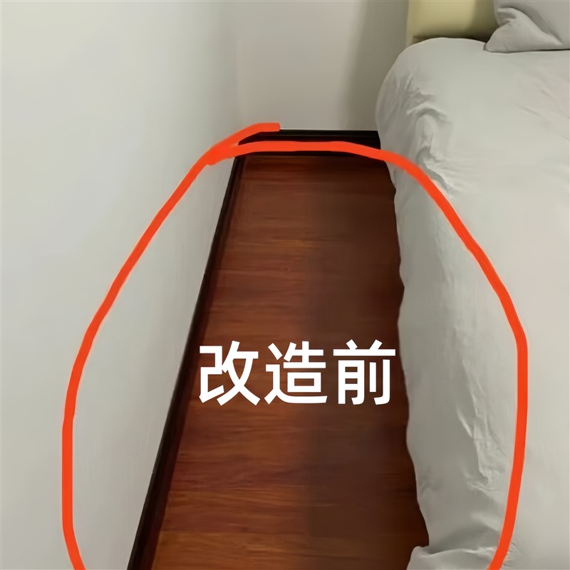 速发老式床柜改造装饰神替屋床边可移动代器床头头置物架小边几小