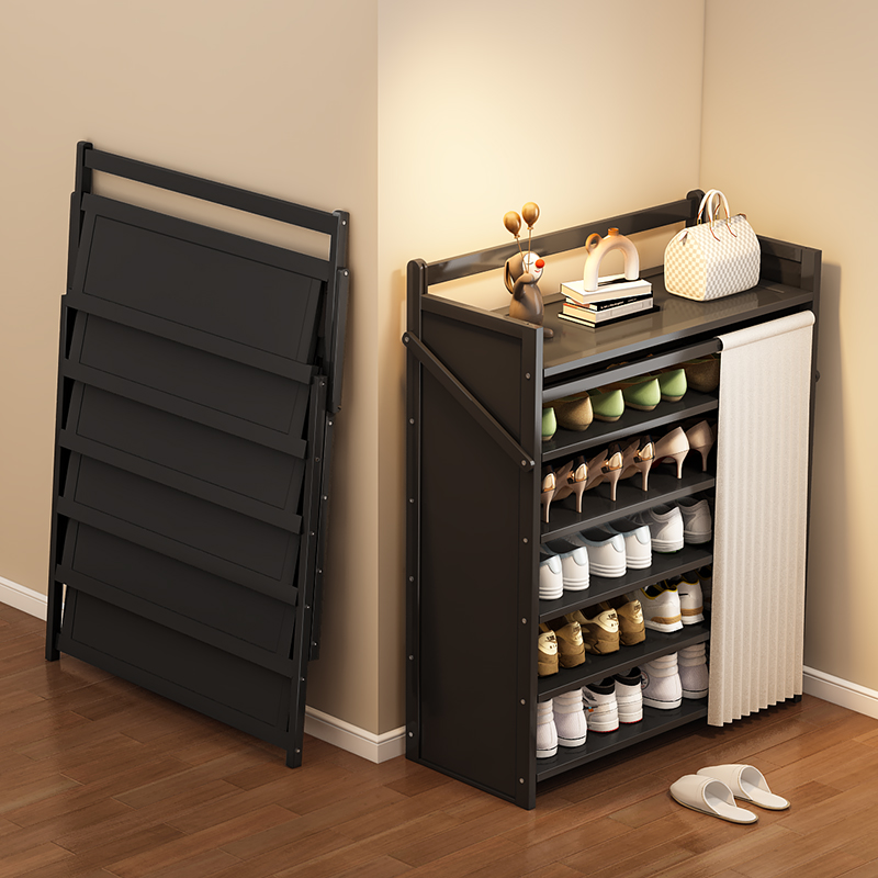 速发免安装神架家用门口折叠内户室入多层简易鞋柜房鞋子收纳鞋器