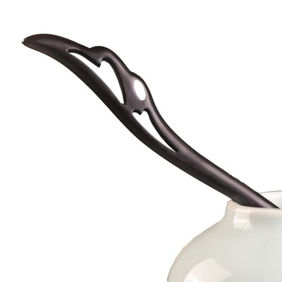 速发202春款黑檀木发簪盘发复古中国风日常百搭旗袍民族风发簪