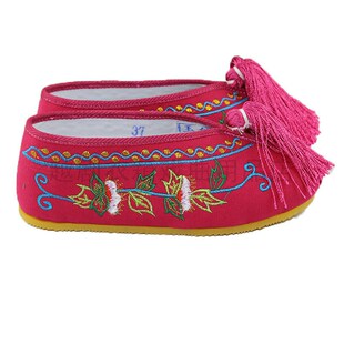 速发古代 古 鞋小旦花旦小姐内增高绣花 子装新娘鞋子 越剧京剧戏