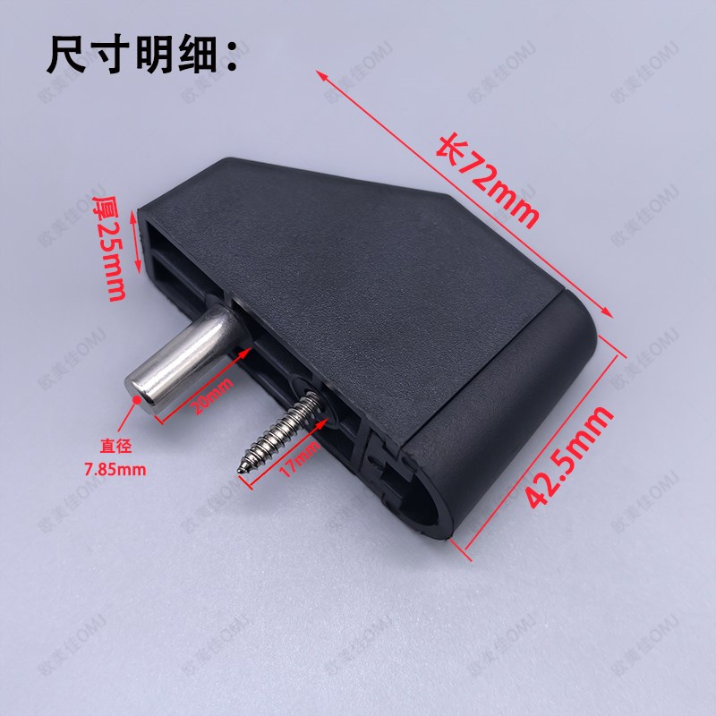 速发重型推拉门限位器断桥铝门窗不锈钢钉防撞器弹性缓冲胶神器