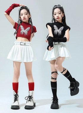 速发少z多巴胺模特孩爵服舞士装走秀表演服生架子鼓jaz儿演出服夏