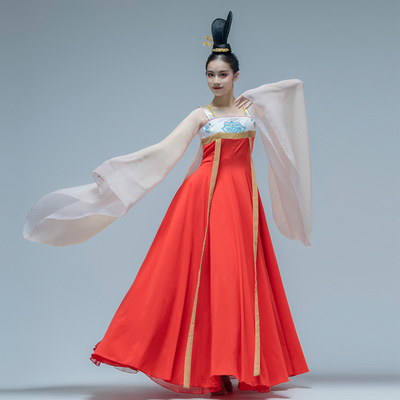 速发古典舞蹈演流服华宵一醉倾城广出袖仙裙表演服艺考唐装清平乐