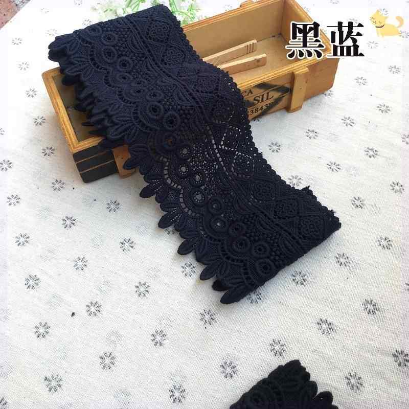 速发蕾丝花边辅料裙边裙摆黑色蕾丝带裙子服装边料衣服拼接装饰布