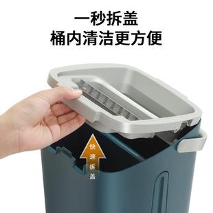 大卫网红拖把懒人拖地神器家用旋转干湿分离免手洗平板拖把桶2024